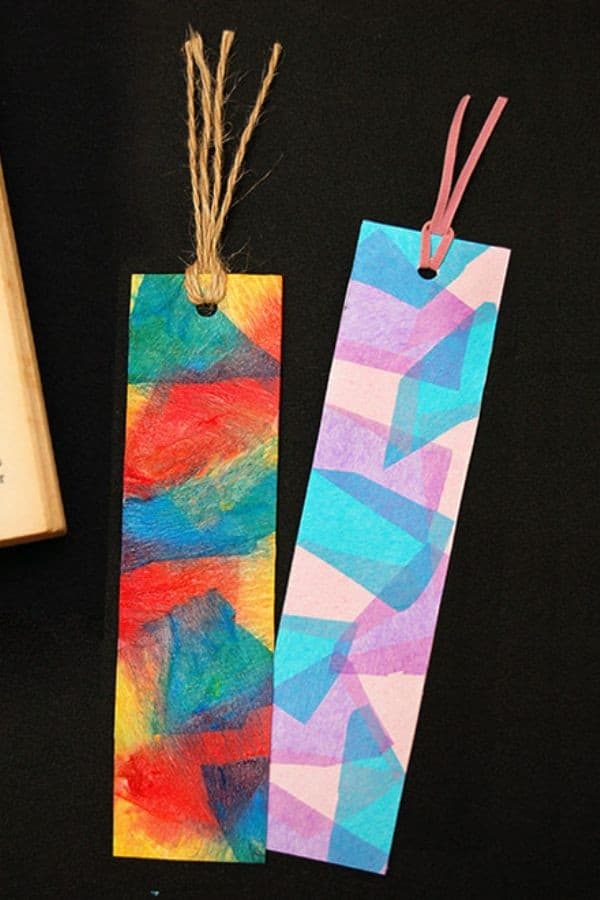 TISSUE PAPER BOOKMARKS