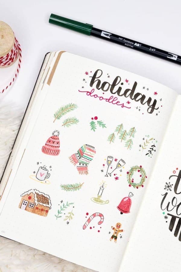 December Doodle Ideas