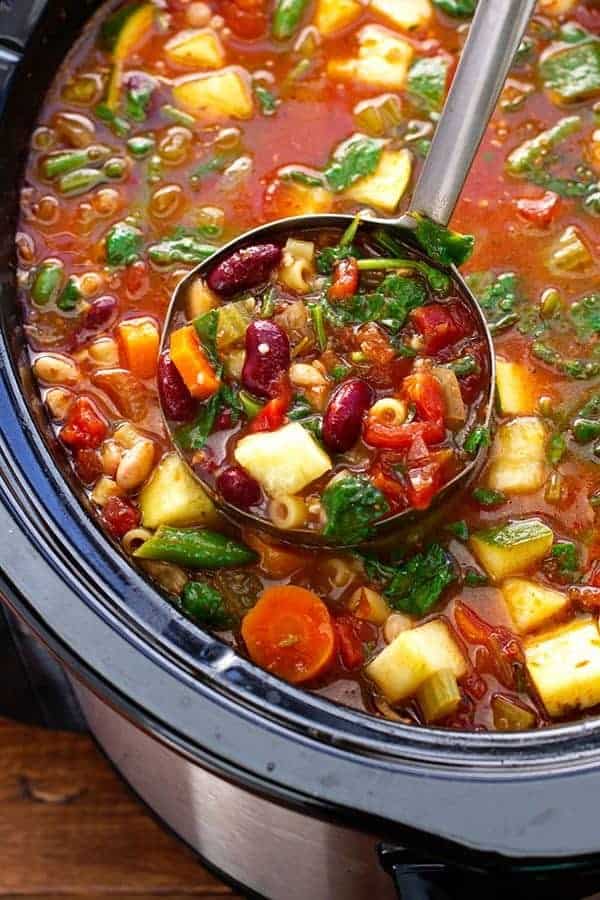 CROCKPOT MINESTRONE SOUP