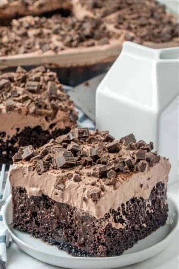 Death By Chocolate Poke Cake