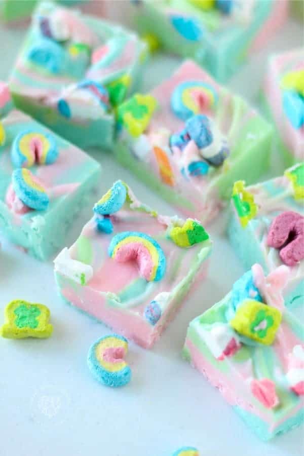 Lucky Charms Fudge