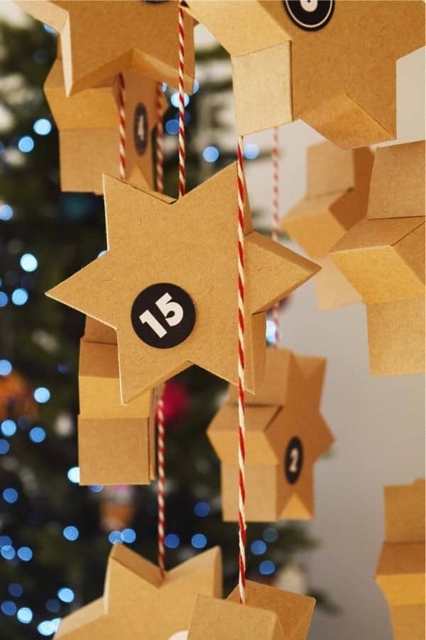 DIY Star Advent Calendar