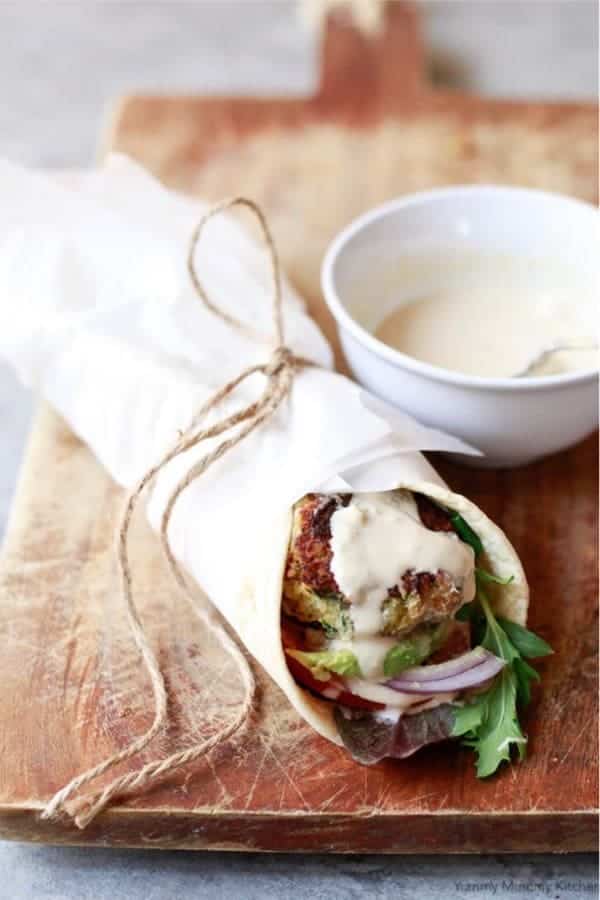 Easy Falafel Wrap Recipe