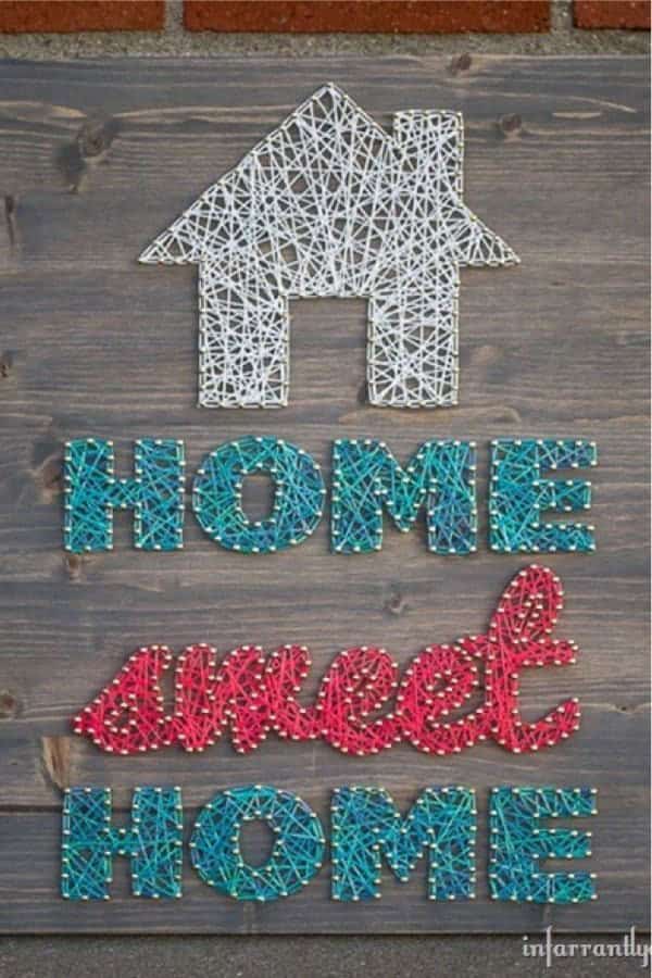 Home Sweet Home String Art