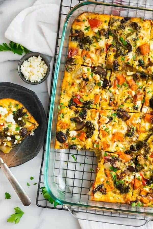 VEGGIE LOVER’S BREAKFAST CASSEROLE