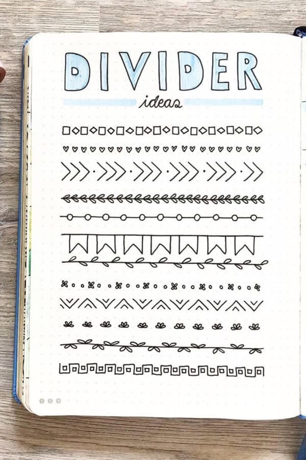 Blue Divider Ideas