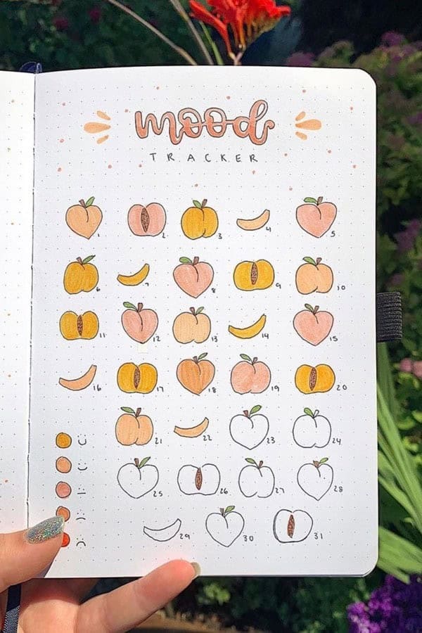 Peach Mood Tracker