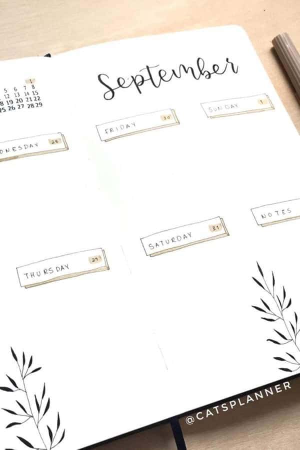 Brown September Spread