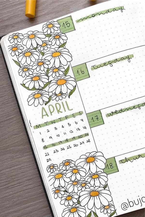 April Weekly Spread