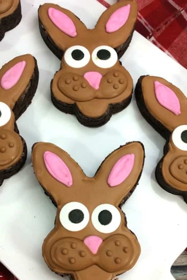 Easter Bunny Brownies