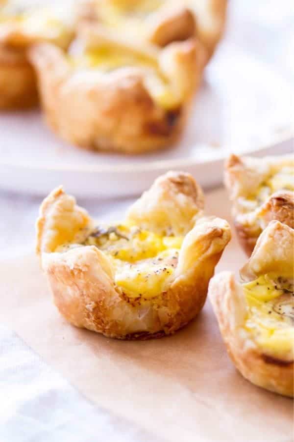 Cheddar and Ham Quiche Cups