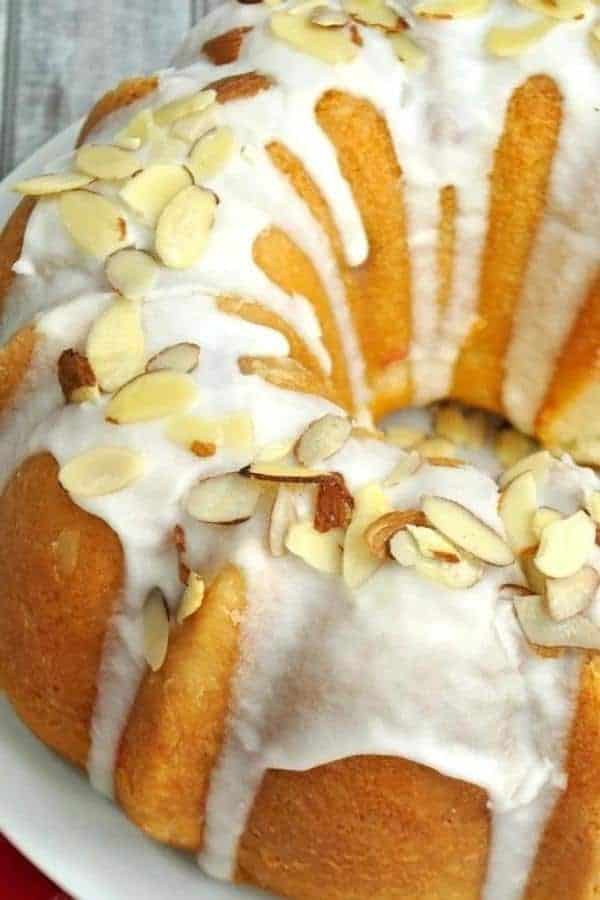 CHERRY ALMOND BUNDT CAKE