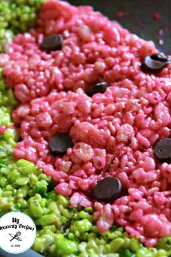 Watermelon Rice Krispies Treats