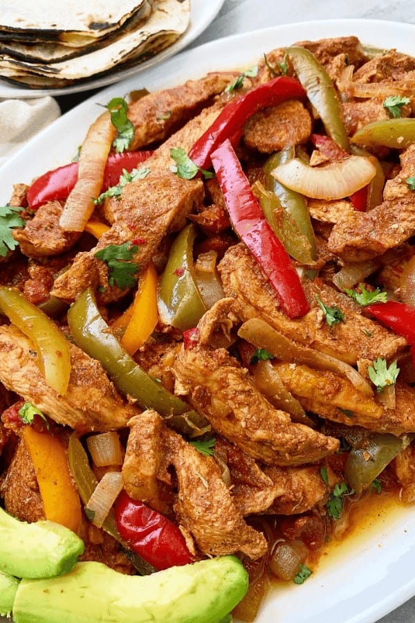 Slow Cooker Chicken Fajitas