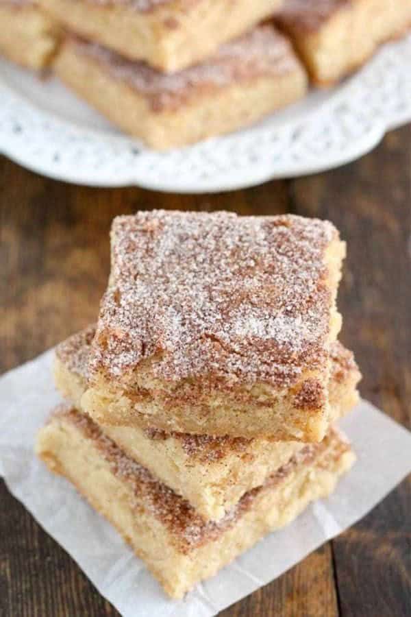 Snickerdoodle Blondies