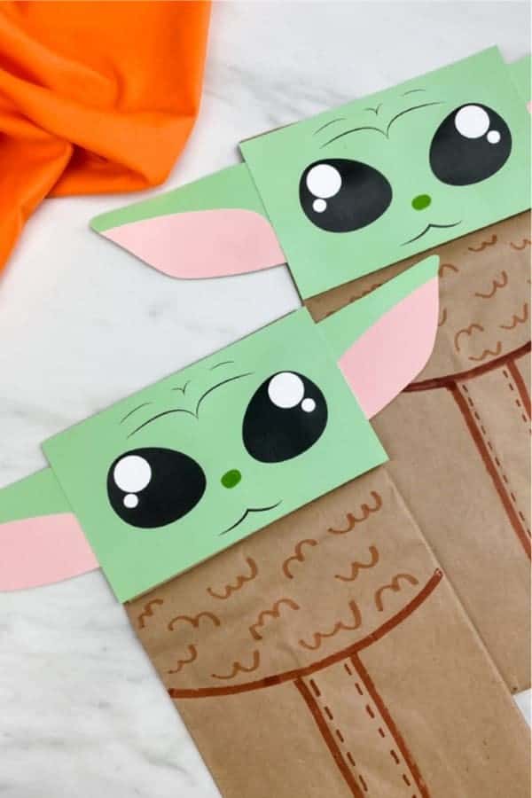 Baby Yoda Paper Bag Puppet