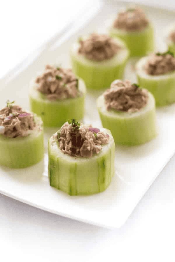 Tuna Cucumber Cups