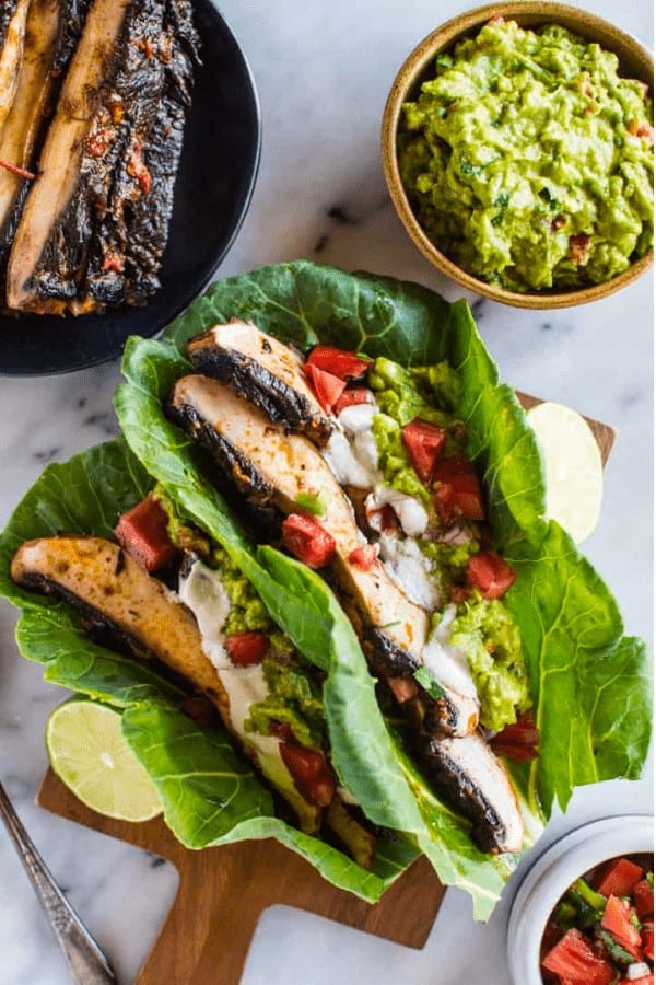 Harissa Portobello Tacos