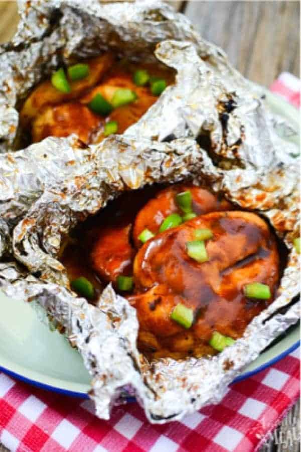 Hawaiian Chicken Foil Packets