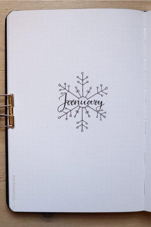 Minimal Winter Cover Page