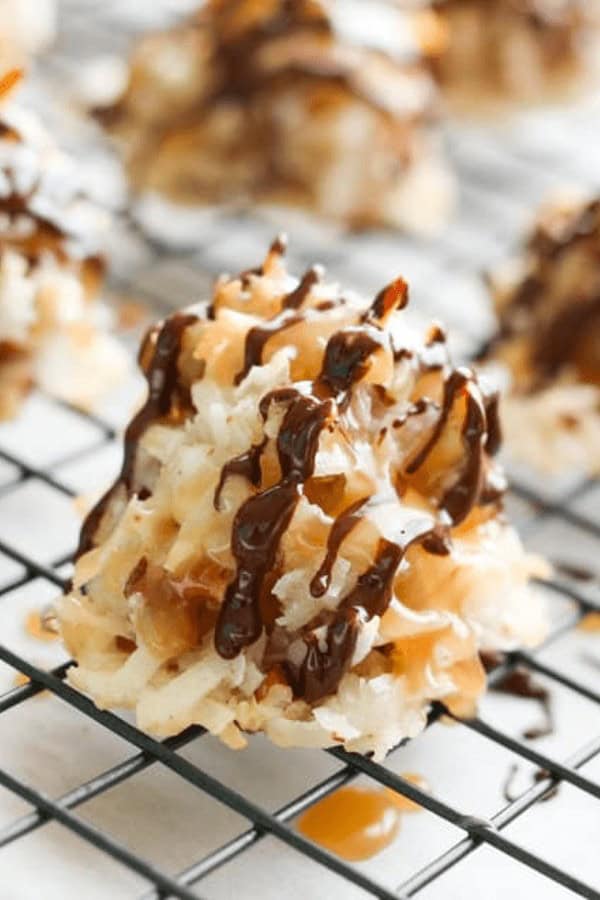 German Chocolate Macaroons