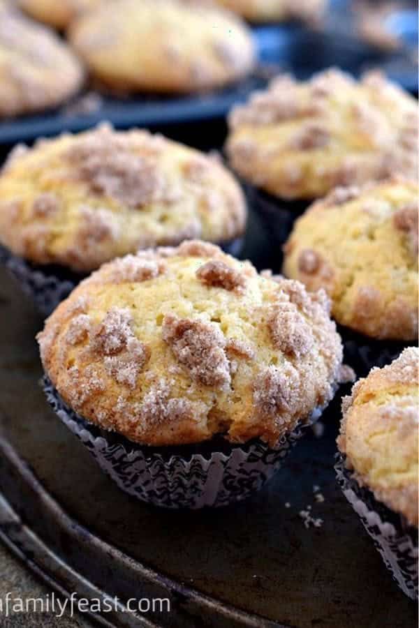 Sour Cream Coffee Cake Muffins