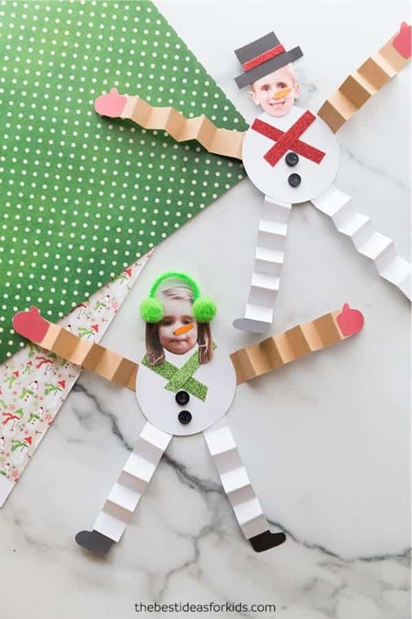 Paper Snowman Craft