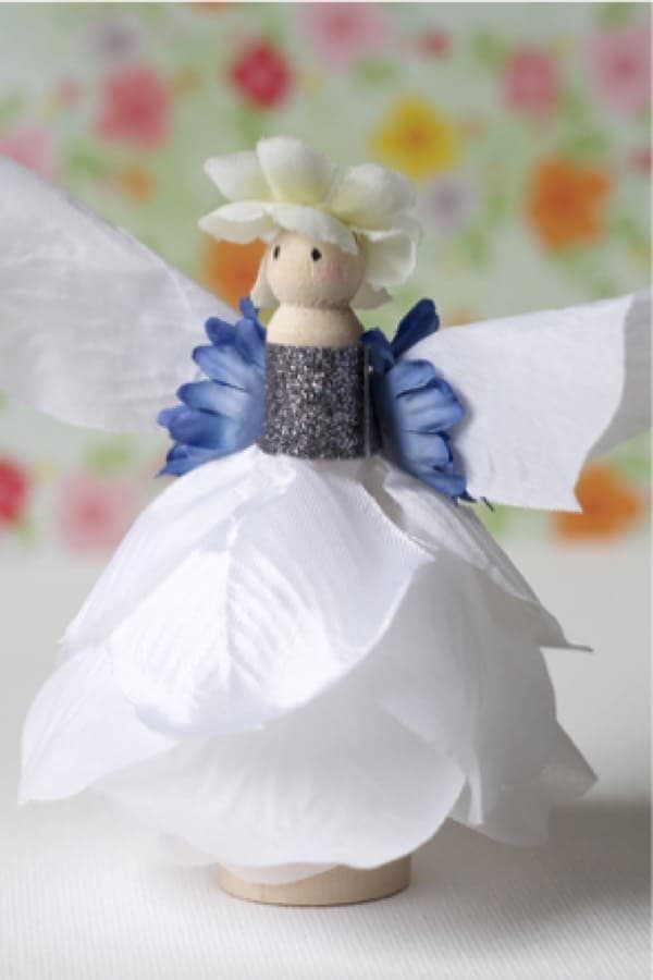 Clothespin Flower Fairy Craft