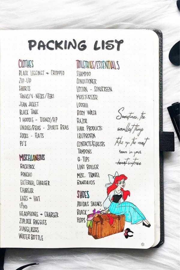 Disney Packing Tracker