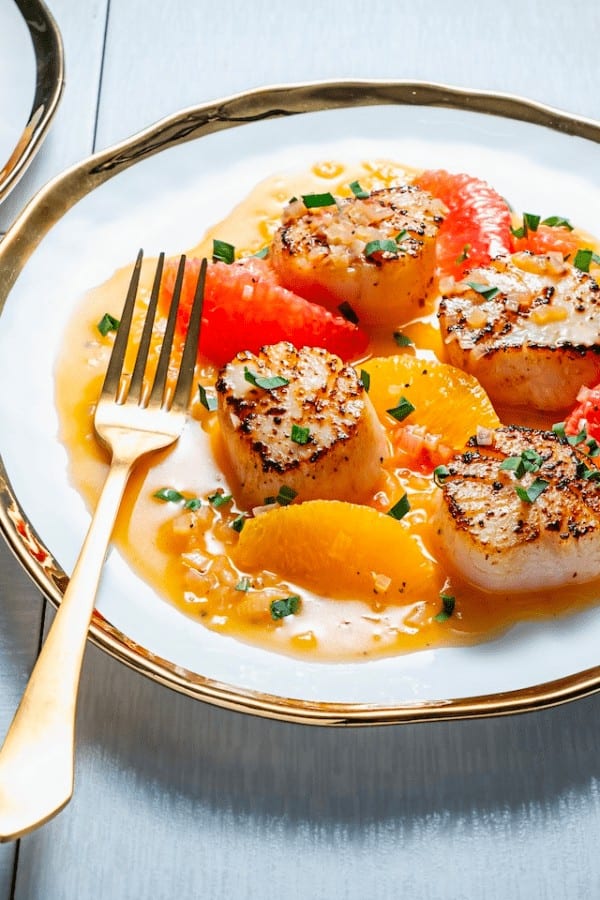 Scallops With Sweet-Tart Citrus Sauce