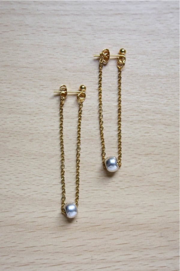 Chain Earrings DIY