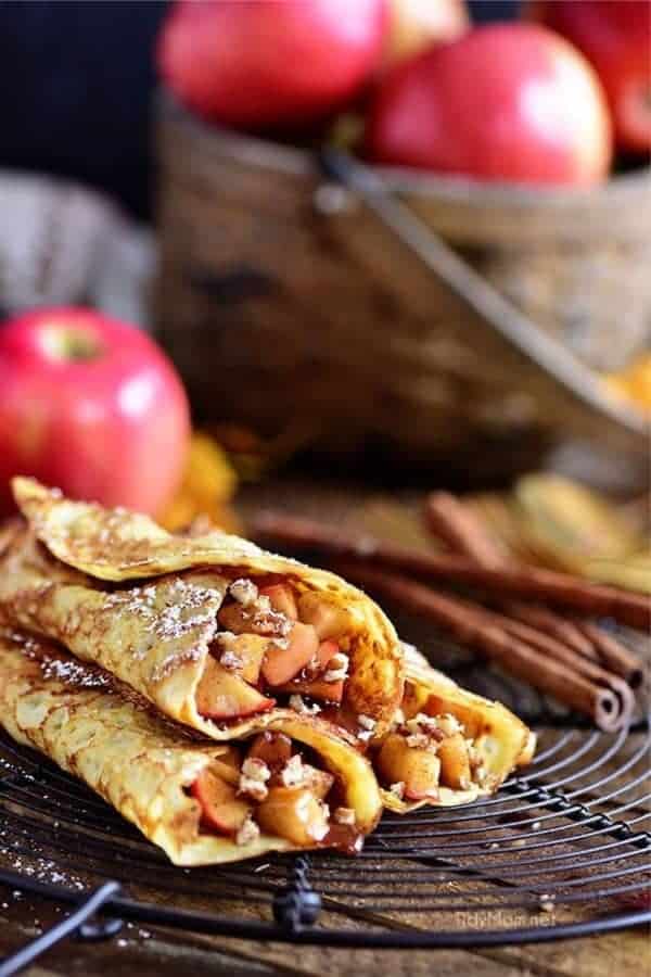 Apple Pie Dessert Crepes