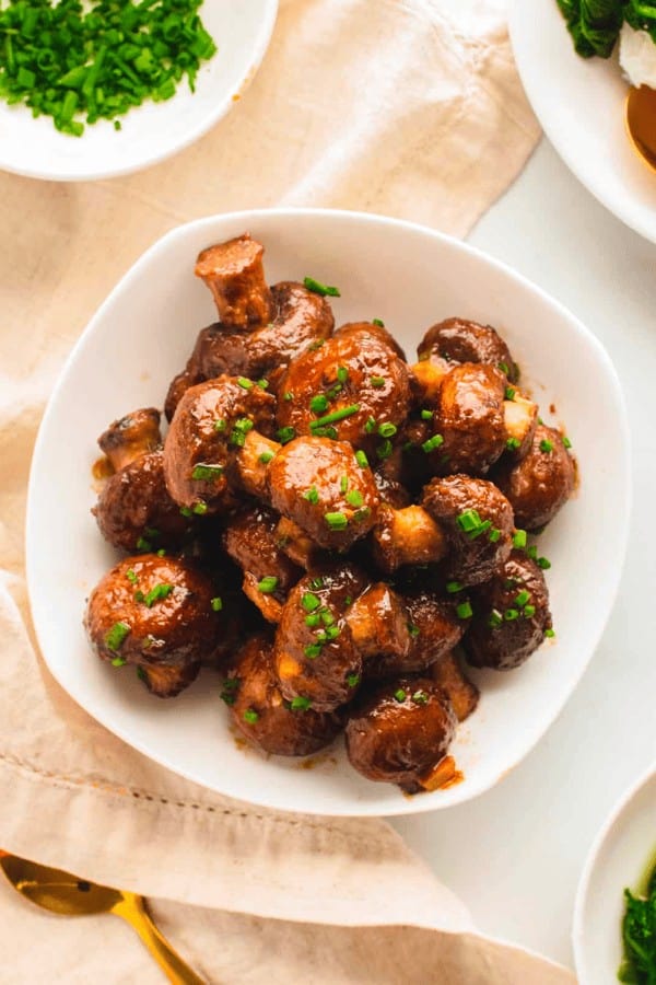 Miso Glazed Mushrooms