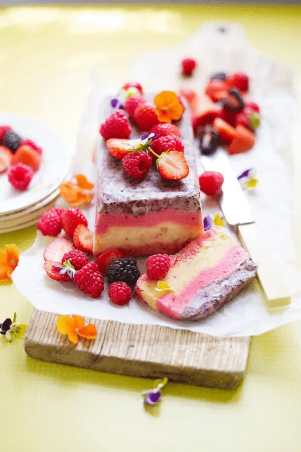 Frozen Yogurt Layer Cake