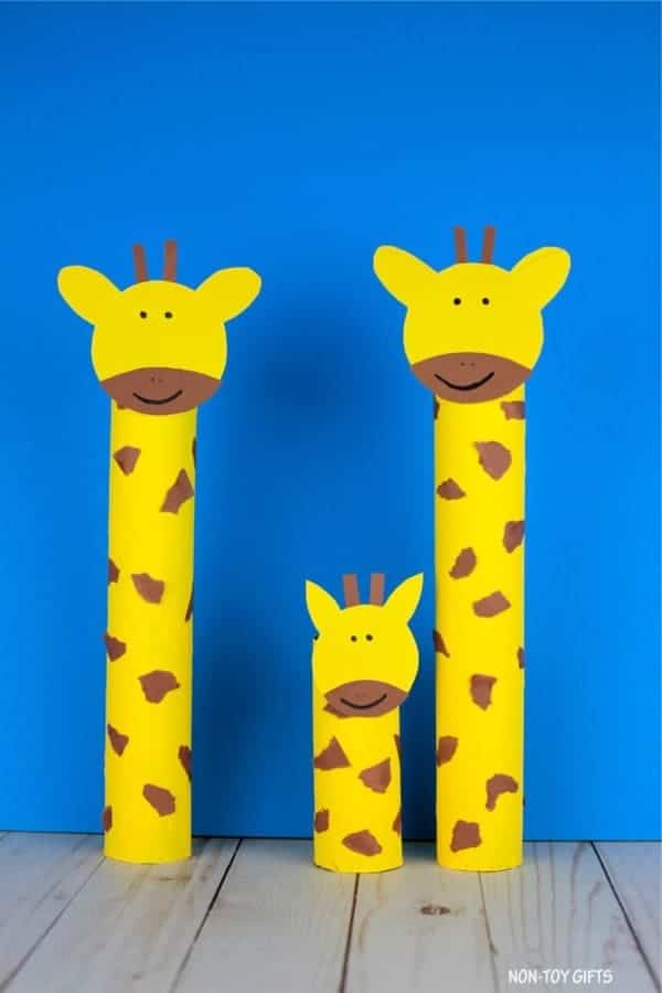 Paper Roll Giraffe Craft