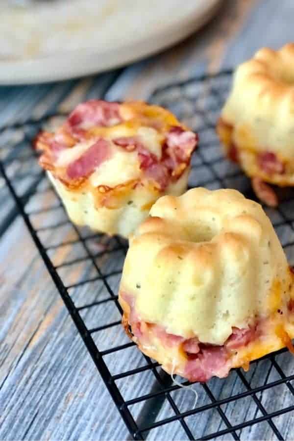 HAM & BOURSIN CHEESE MUFFINS