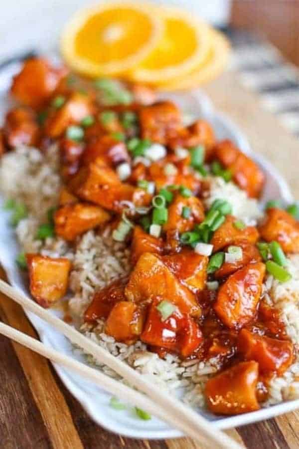 15 Minute Orange Chicken