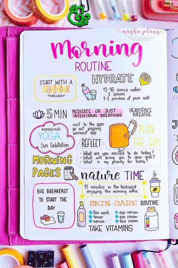 Morning Routine Journal