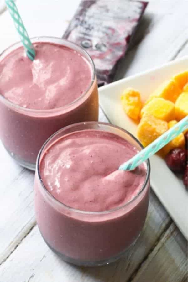 Power Mango Acai Smoothie