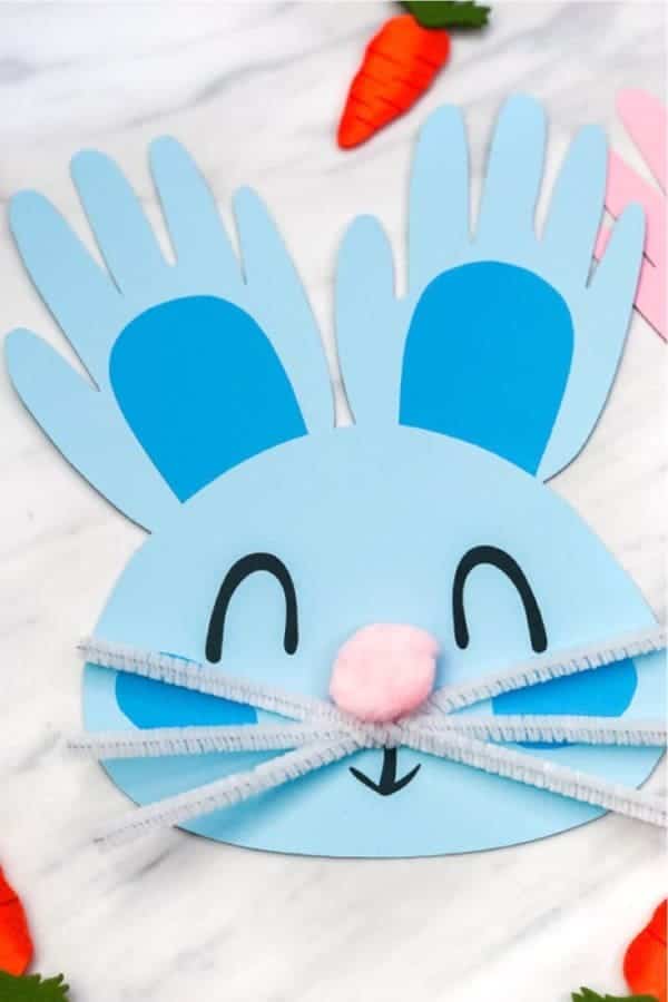 Handprint Bunny Craft For Kids