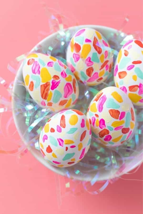 DIY Terrazzo Easter Eggs