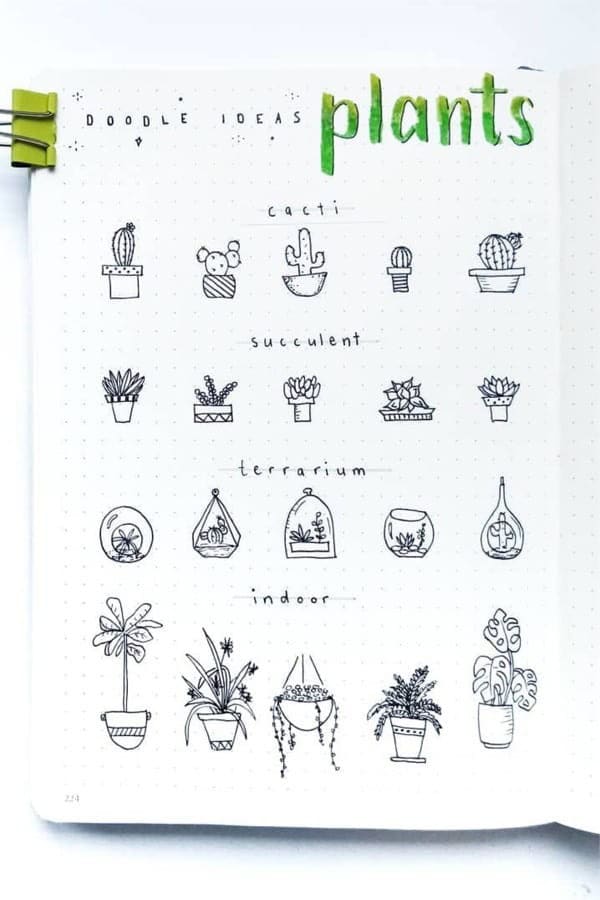 Plant Doodle Ideas