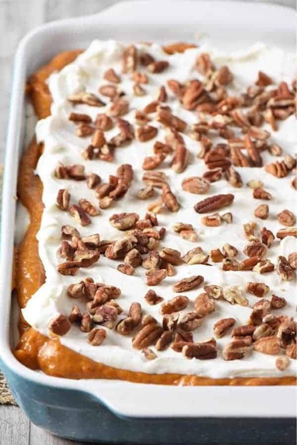 Creamy No Bake Pumpkin Dessert