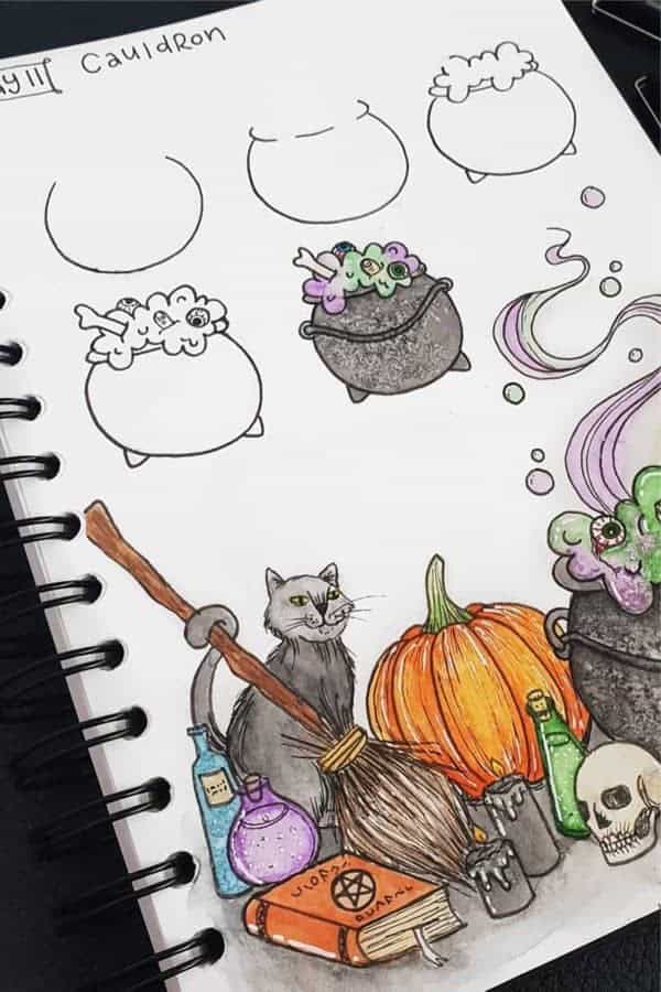 Cauldron Bujo Doodle