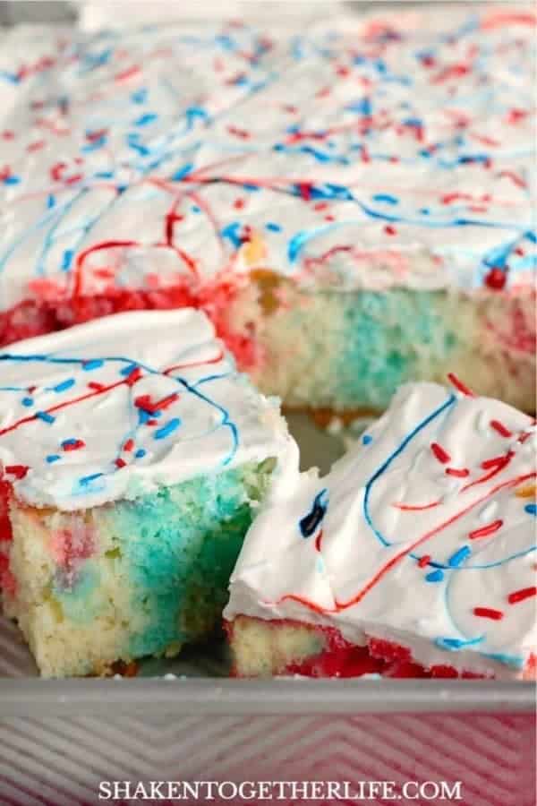 4th Of July Poke Cake Recipe