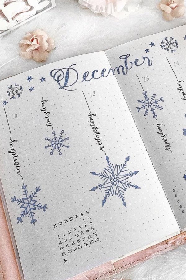 December Weekly Layout