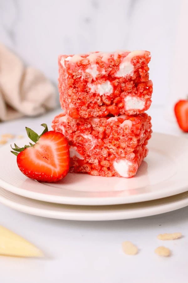 Strawberry Rice Krispie Treats