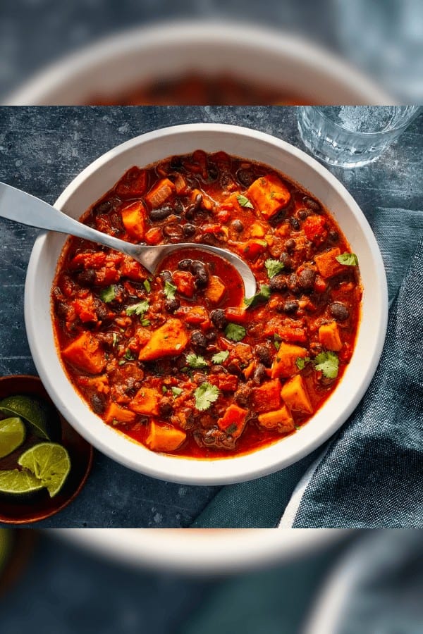 Sweet Potato and Black Bean Chili