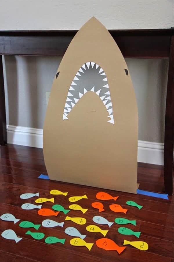 Feed the Shark Alphabet Game