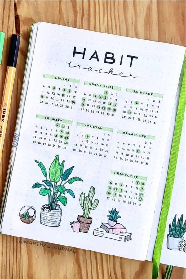 Succulent Habit Tracker